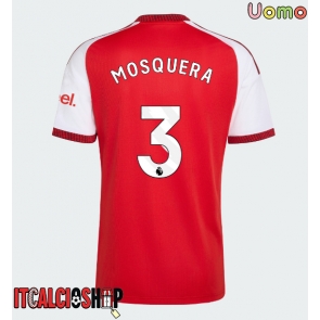 Arsenal Cristhian Mosquera #3 Prima Maglia 2026-27 Manica Corta